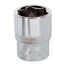 Sealey SP3816 16mm 3/8"Sq Drive Fully Polished WallDrive Socket