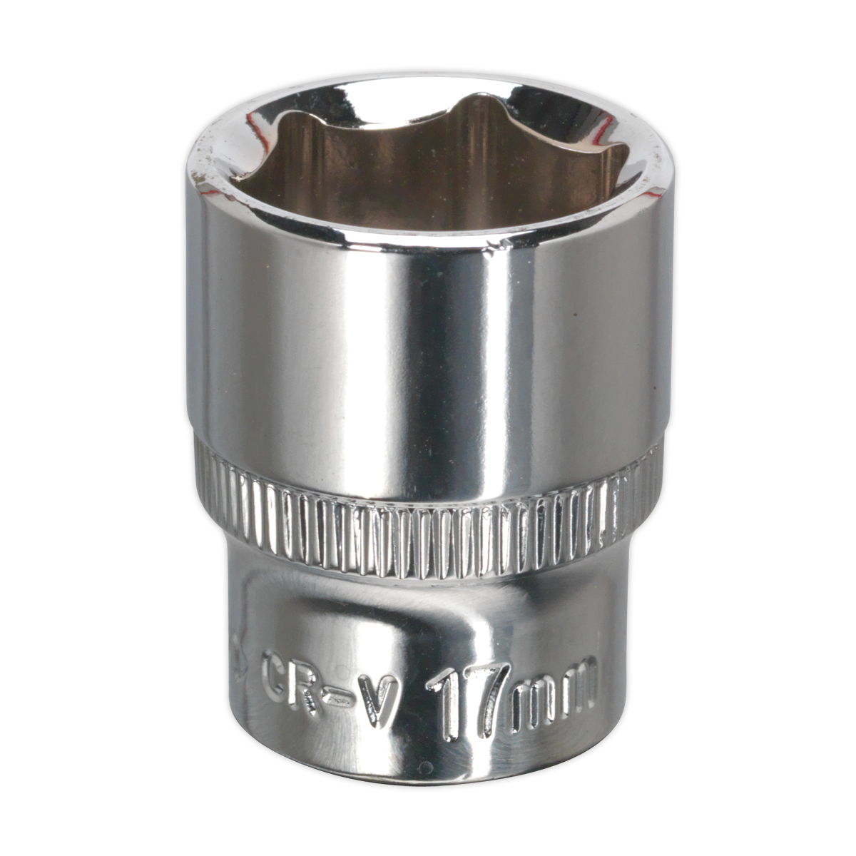 Sealey SP3817 17mm 3/8"Sq Drive Fully Polished WallDrive Socket