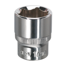 Sealey SP3817 17mm 3/8"Sq Drive Fully Polished WallDrive Socket