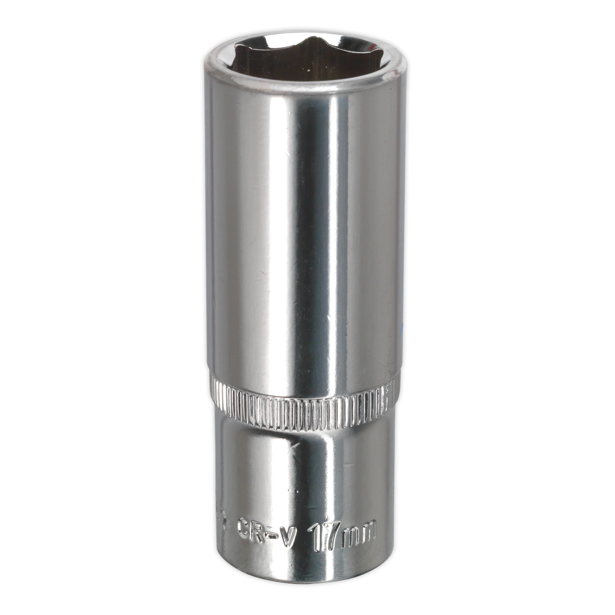 Sealey SP3817D 17mm Deep 3/8"Sq Drive Fully Polished WallDrive Socket
