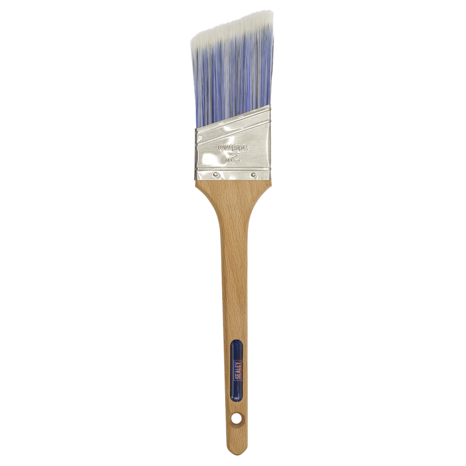 Sealey SPBA50 Wooden Handle Cutting-In Paint Brush 50mm