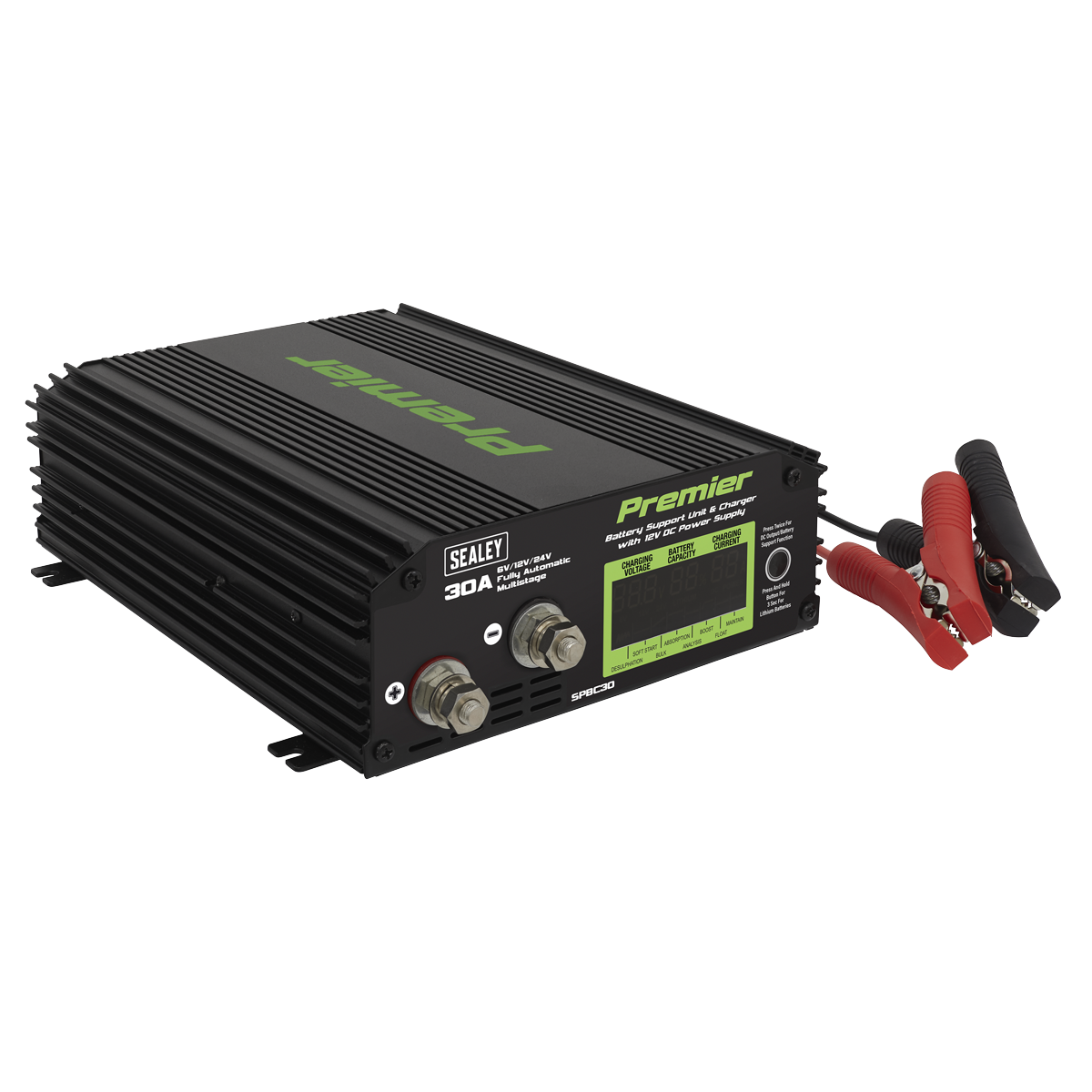 Sealey SPBC30 30A Battery Support Unit & Charger