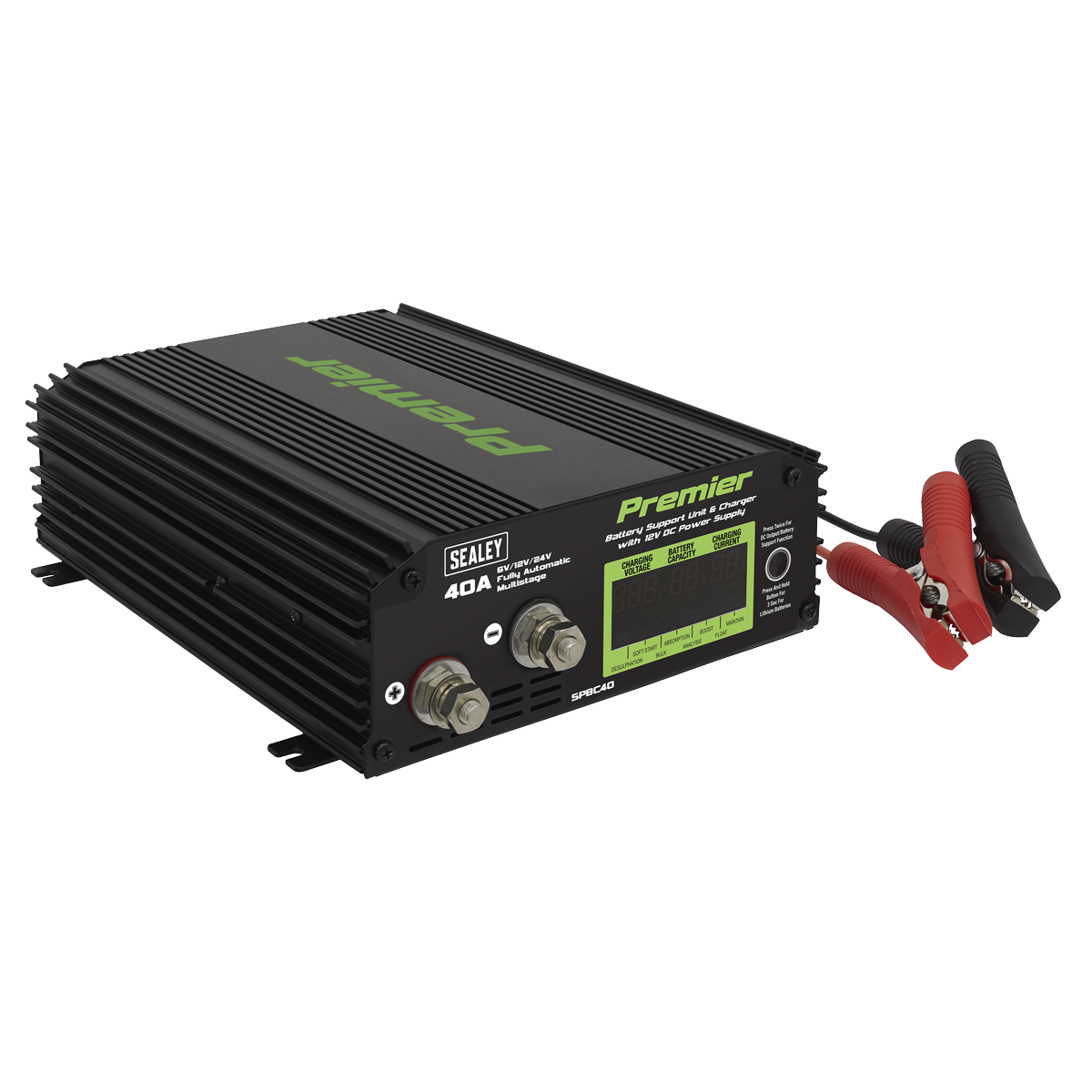 Sealey SPBC40 40A Battery Support Unit & Charger