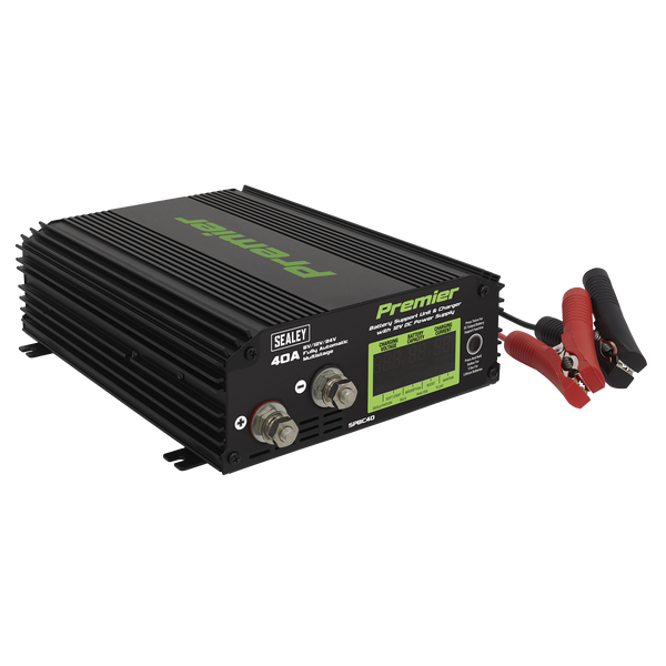 Sealey SPBC40 40A Battery Support Unit & Charger
