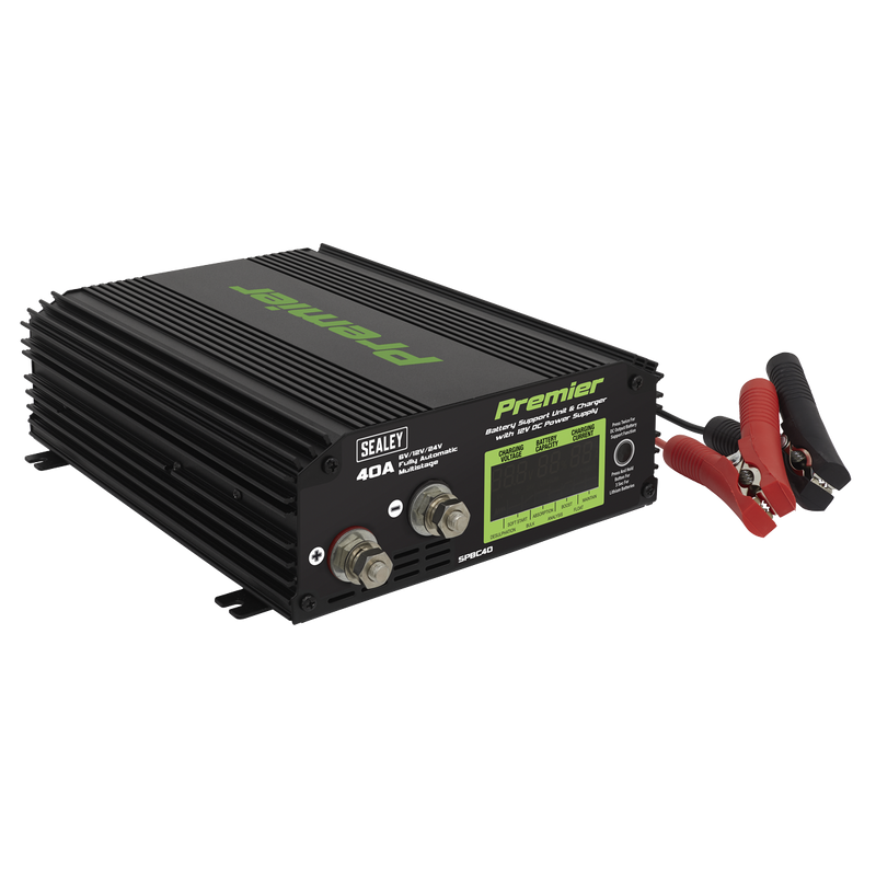 Sealey SPBC40 40A Battery Support Unit & Charger