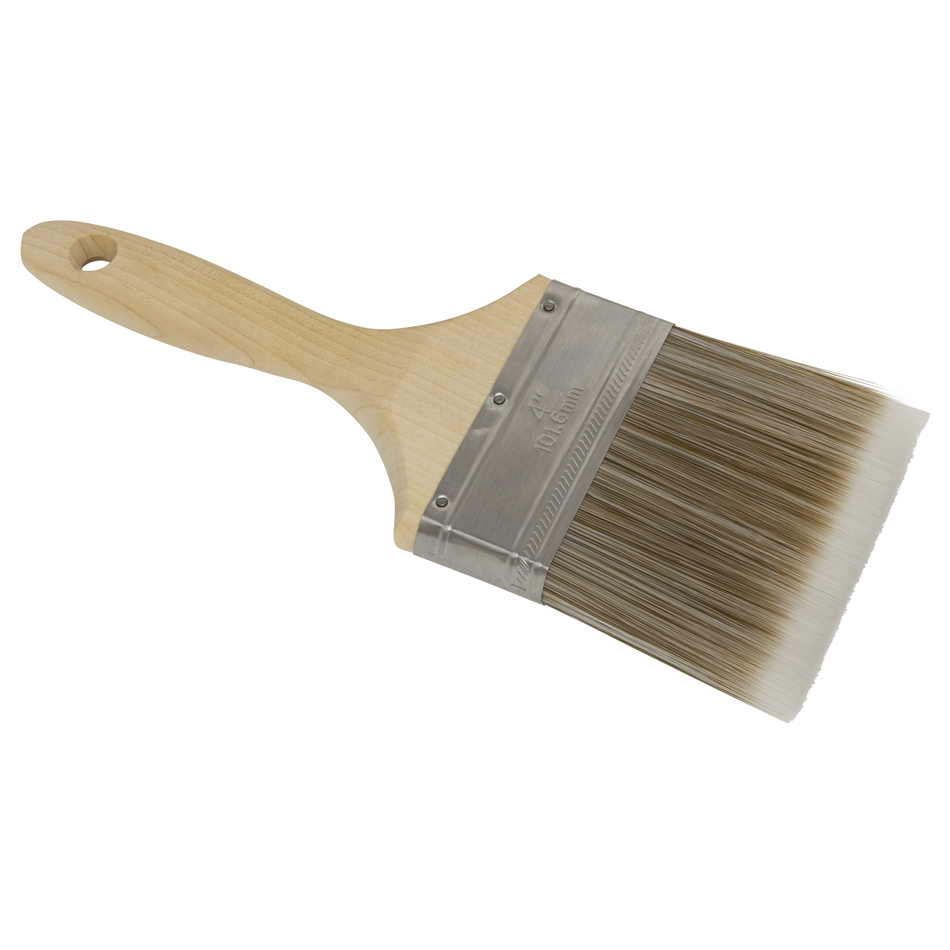 Sealey SPBS100W Wooden Handle Paint Brush 100mm
