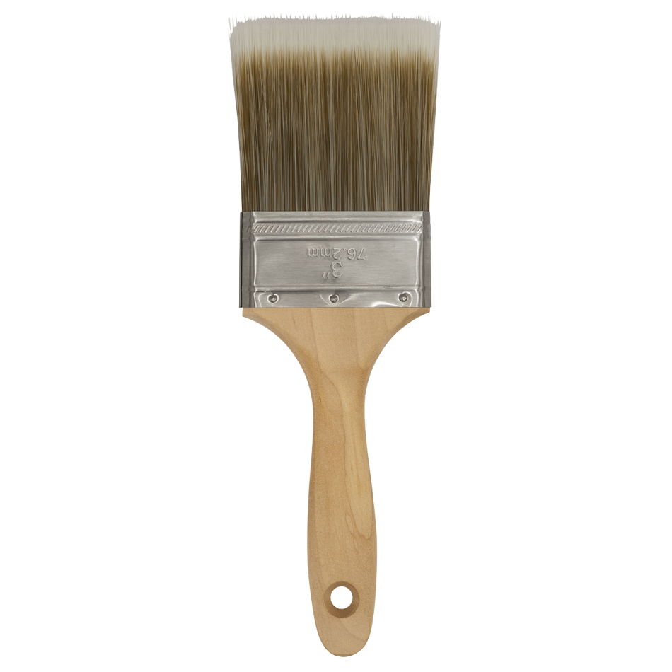 Sealey SPBS76W Wooden Handle Paint Brush 76mm