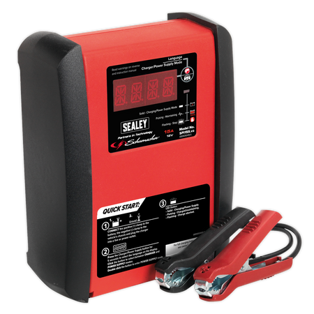 Sealey SPI15S Schumacher 15A 12V Intelligent Battery Charger