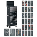 Sealey SPTCOMBO2 14 Drawer Tool Chest Combination with 1179pc Tool Kit