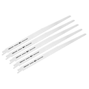 Sealey SRBR1211DF 300mm 6tpi Reciprocating Saw Blade Wood & Nail - Pack of 5