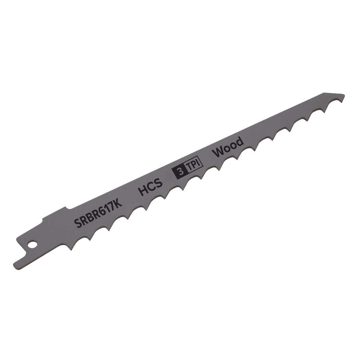 Sealey SRBR617K 150mm 3tpi Reciprocating Saw Blade Pruning & Coarse Wood - Pack of 5