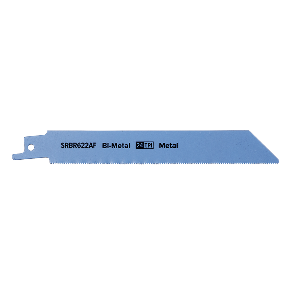 Sealey SRBR622AF 150mm 24tpi Reciprocating Saw Blade Metal - Pack of 5