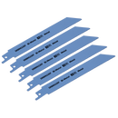 Sealey SRBR622EF 150mm 18tpi Reciprocating Saw Blade Metal - Pack of 5
