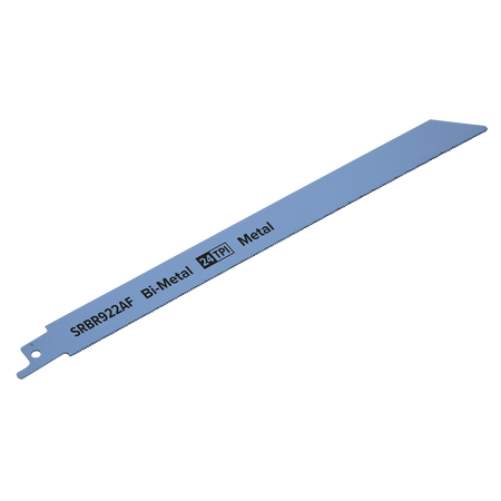 Sealey SRBR922AF 230mm 24tpi Reciprocating Saw Blade Metal - Pack of 5