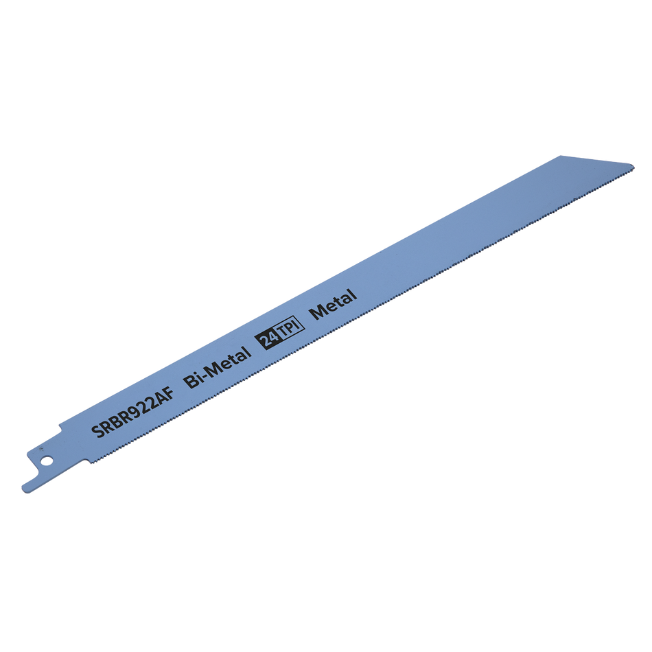 Sealey SRBR922AF 230mm 24tpi Reciprocating Saw Blade Metal - Pack of 5