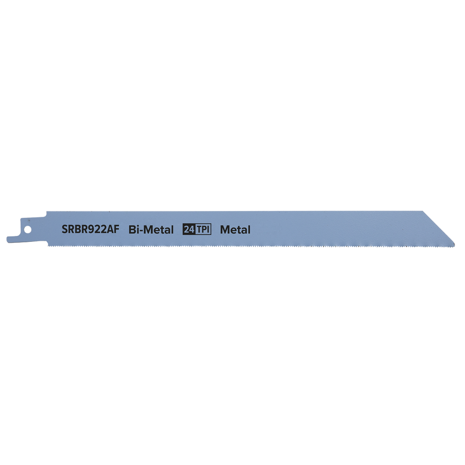 Sealey SRBR922AF 230mm 24tpi Reciprocating Saw Blade Metal - Pack of 5