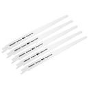 Sealey SRBR922DF 230mm 6tpi Reciprocating Saw Blade Wood & Nail - Pack of 5