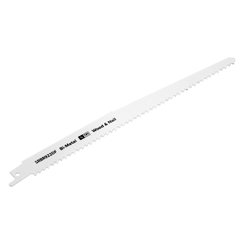 Sealey SRBR922DF 230mm 6tpi Reciprocating Saw Blade Wood & Nail - Pack of 5