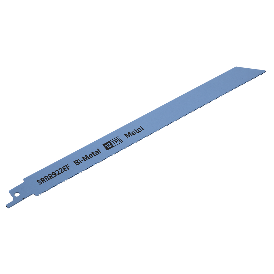 Sealey SRBR922EF 230mm 18tpi Reciprocating Saw Blade Metal - Pack of 5