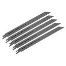 Sealey SRBR922HF 230mm 10tpi Reciprocating Saw Blade Wood & Plastics - Pack of 5