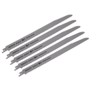 Sealey SRBRB1222F 300mm 5-8tpi Reciprocating Saw Blade Multipurpose - Pack of 5