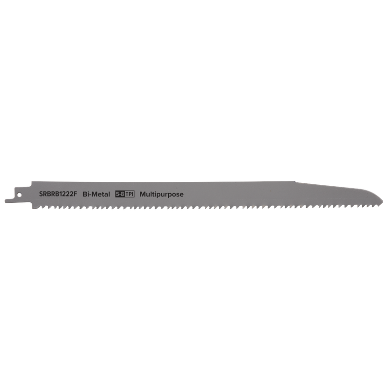 Sealey SRBRB1222F 300mm 5-8tpi Reciprocating Saw Blade Multipurpose - Pack of 5