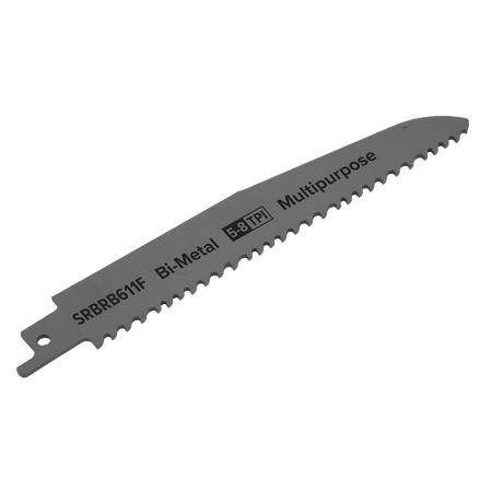 Sealey SRBRB611F 150mm 5-8tpi Reciprocating Saw Blade Multipurpose - Pack of 5