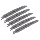 Sealey SRBRB611F 150mm 5-8tpi Reciprocating Saw Blade Multipurpose - Pack of 5
