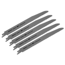 Sealey SRBRB922F 230mm 5-8tpi Reciprocating Saw Blade Multipurpose - Pack of 5