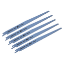 Sealey SRBS1211D 250mm 6tpi Reciprocating Saw Blade Clean Wood - Pack of 5