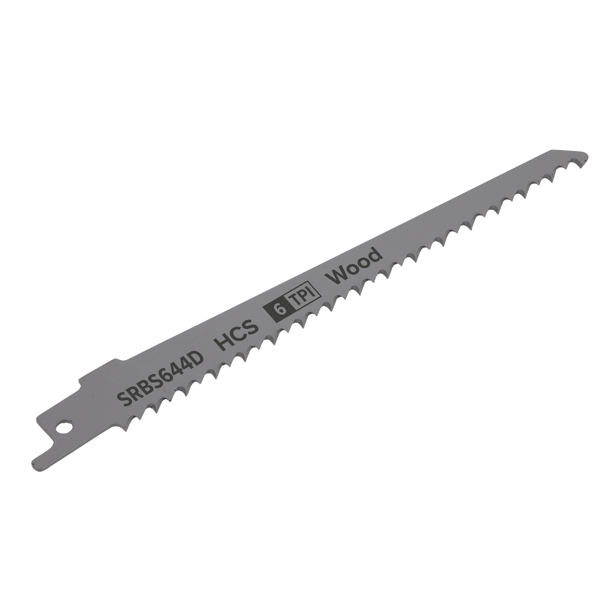 Sealey SRBS644D 150mm 6tpi Reciprocating Saw Blade Clean Wood - Pack of 5