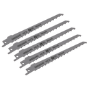 Sealey SRBS644D 150mm 6tpi Reciprocating Saw Blade Clean Wood - Pack of 5