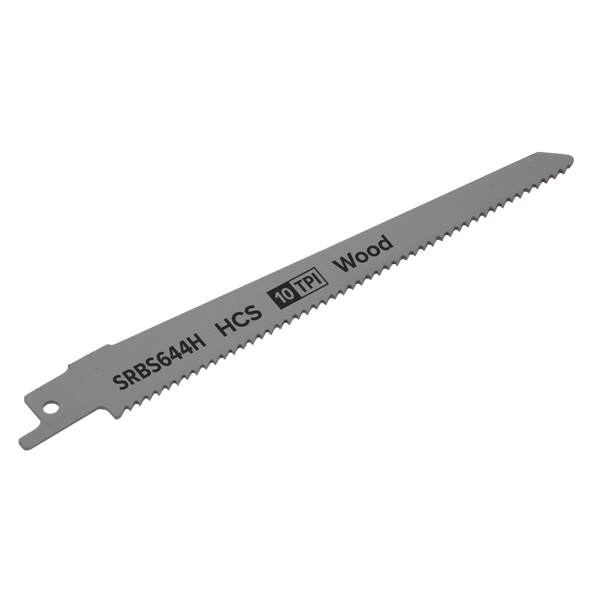 Sealey SRBS644H 150mm 10tpi Reciprocating Saw Blade Clean Wood - Pack of 5