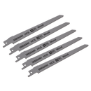 Sealey SRBS644H 150mm 10tpi Reciprocating Saw Blade Clean Wood - Pack of 5