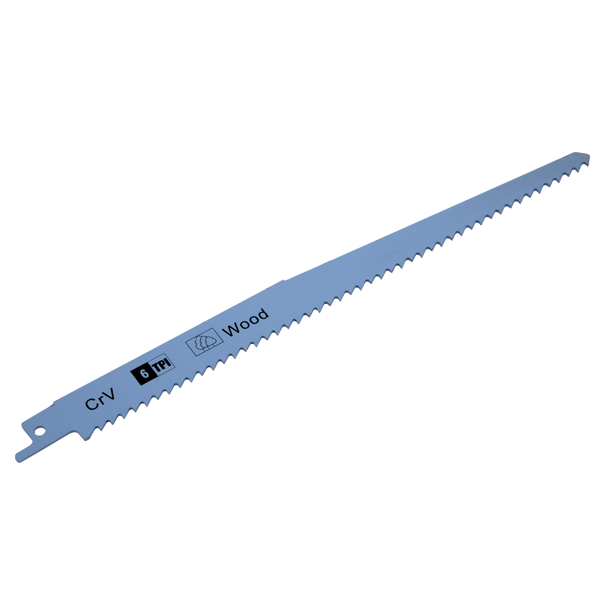 Sealey SRBS911D 230mm 6tpi Reciprocating Saw Blade Clean Wood - Pack of 5