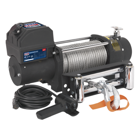 Sealey SRW4300 12V Self-Recovery Winch 4300kg (9500lb) Line Pull