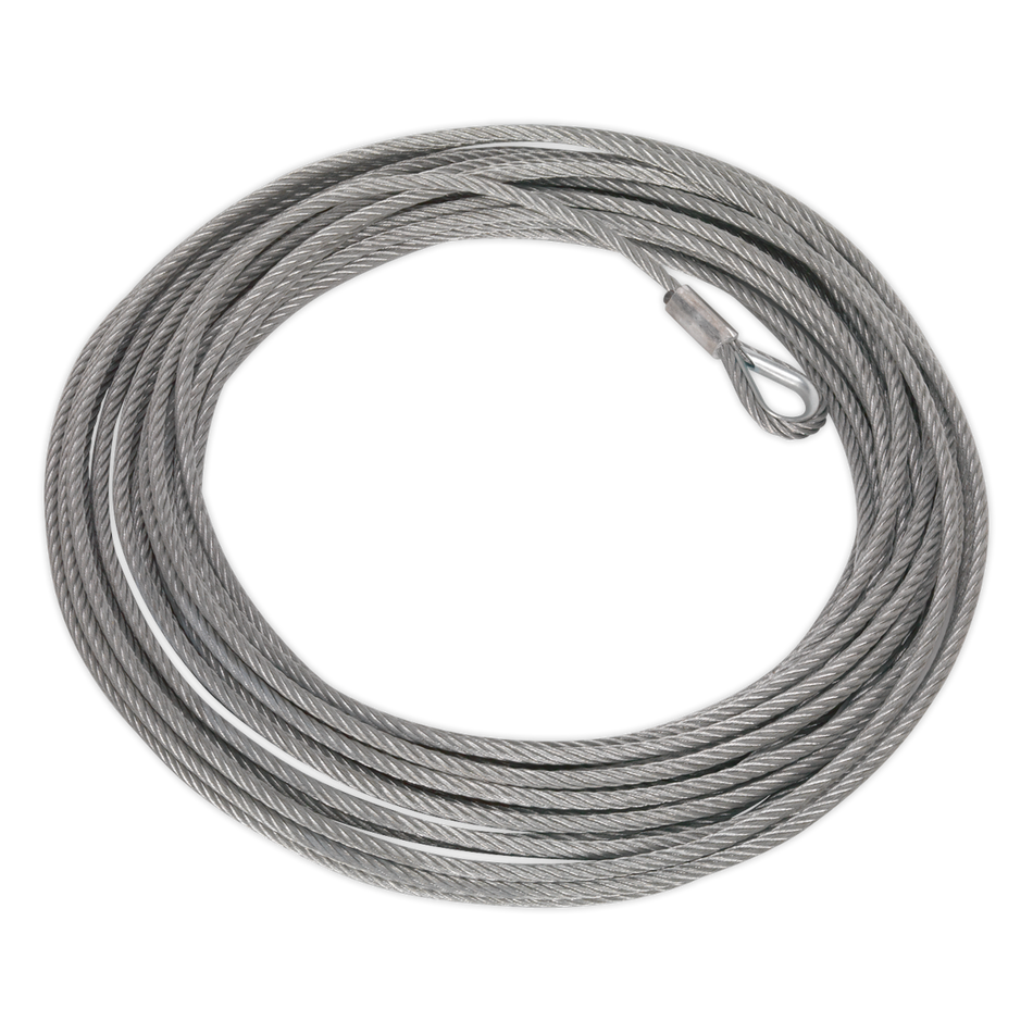 Sealey SRW5450.WR Diameter 9.2mm x 26m Replacement Wire Rope for SRW4300 & SRW5450