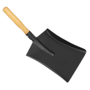 Sealey SS09 Coal shovel 8" with 228mm Wooden Handle