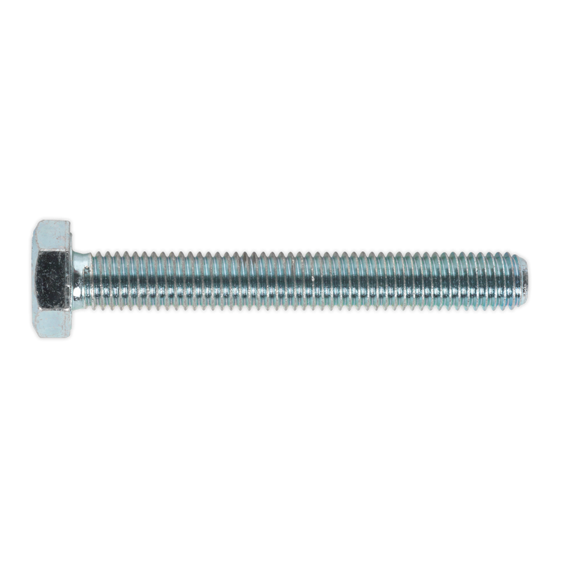 Sealey SS1075 HT Setscrew M10 x 75mm - 8.8 Zinc - Pack of 25