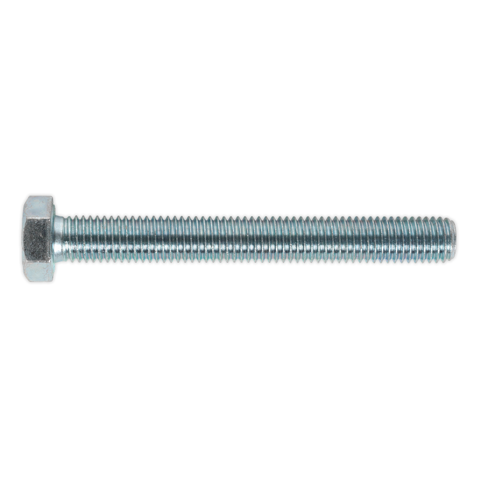 Sealey SS12100 HT Setscrew M12 x 100mm - 8.8 Zinc - Pack of 10