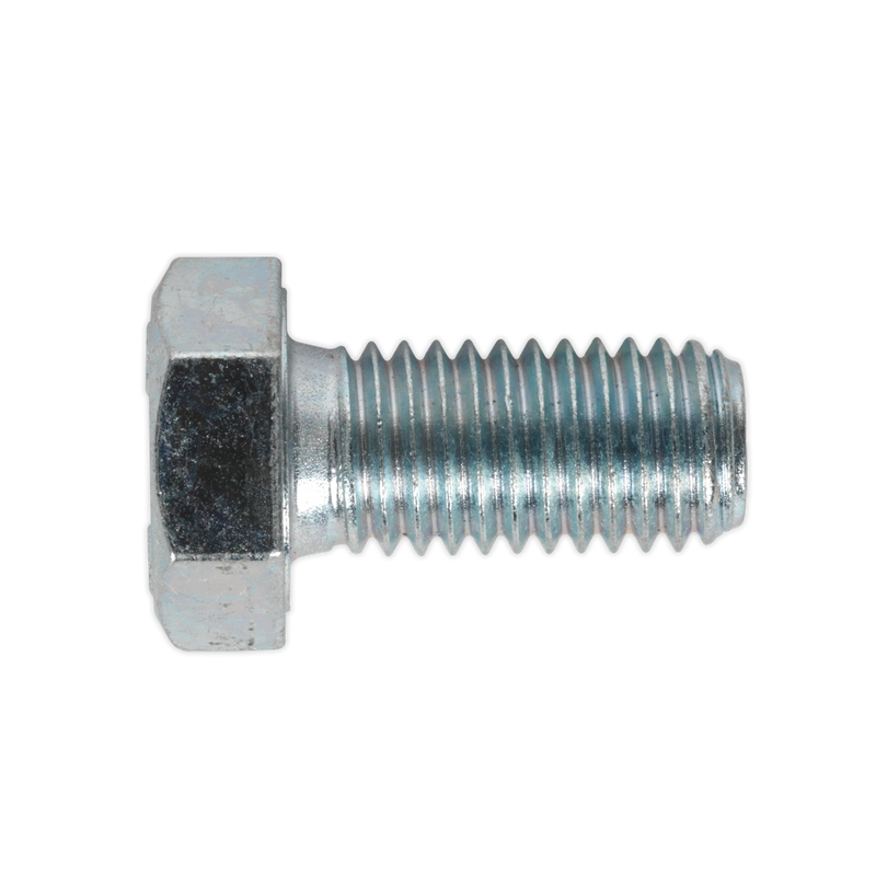 Sealey SS1225 HT Setscrew M12 x 25mm - 8.8 Zinc - Pack of 25