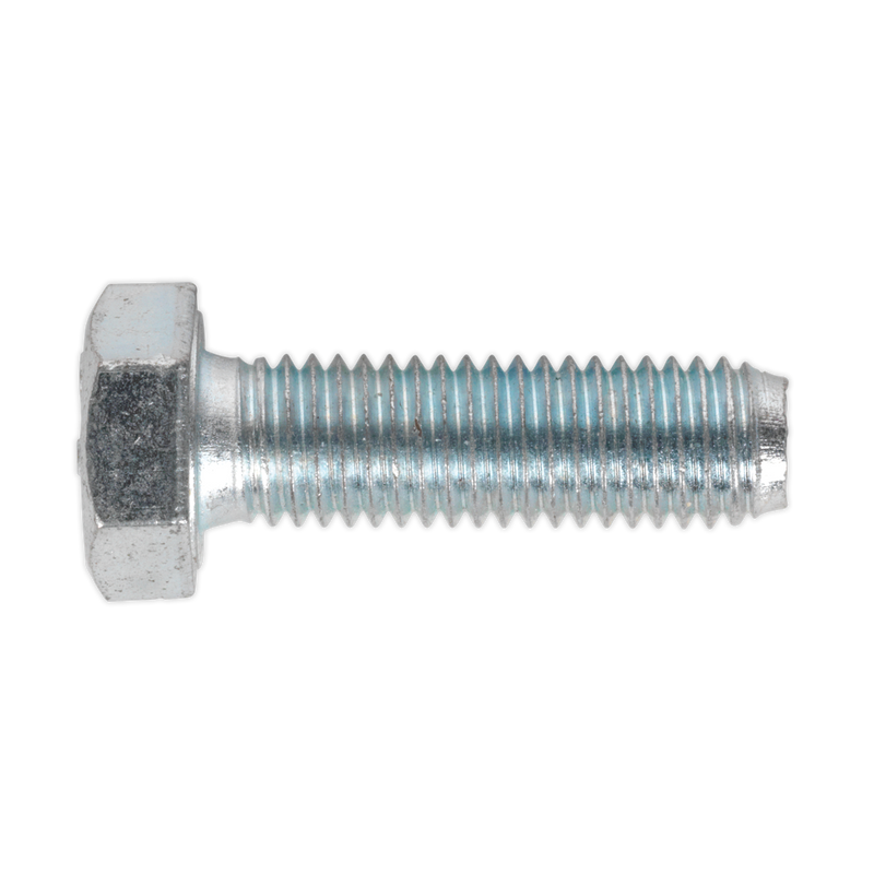 Sealey SS1240 HT Setscrew M12 x 40mm - 8.8 Zinc - Pack of 25