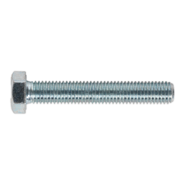 Sealey SS1275 HT Setscrew M12 x 75mm - 8.8 Zinc - Pack of 10