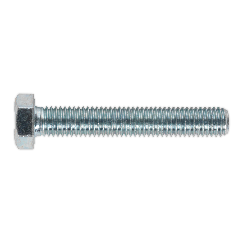 Sealey SS1275 HT Setscrew M12 x 75mm - 8.8 Zinc - Pack of 10