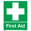 Sealey SS26P1 First Aid - Safety Sign - Rigid Plastic