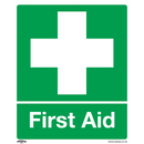 Sealey SS26V10 First Aid - Safety Sign - Self-Adhesive Vinyl - Pack of 10