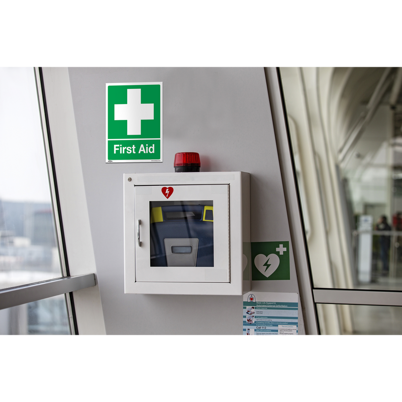 Sealey SS26V1 First Aid - Safety Sign - Self-Adhesive Vinyl