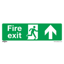 Sealey SS28V1 Fire Exit (Up) - Safe Conditions Safety Sign - Self-Adhesive Vinyl