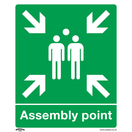 Sealey SS37P1 Assembly Point - Safe Conditions Safety Sign - Rigid Plastic
