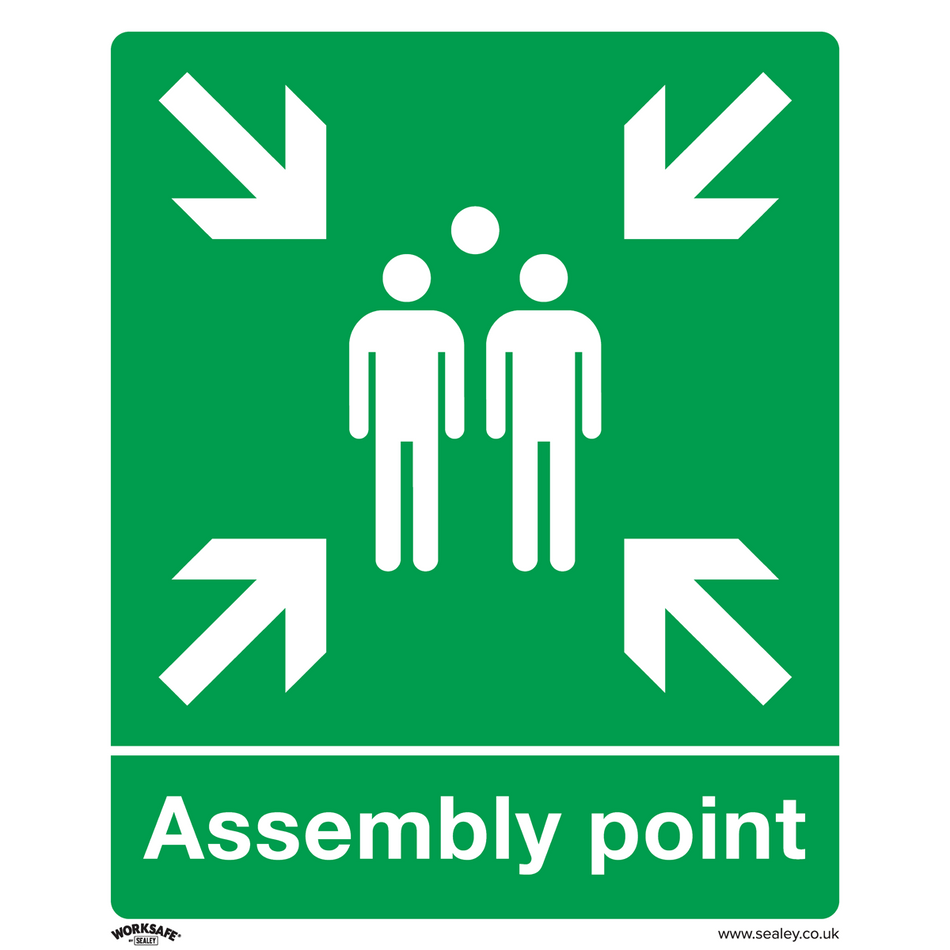 Sealey SS37P1 Assembly Point - Safe Conditions Safety Sign - Rigid Plastic